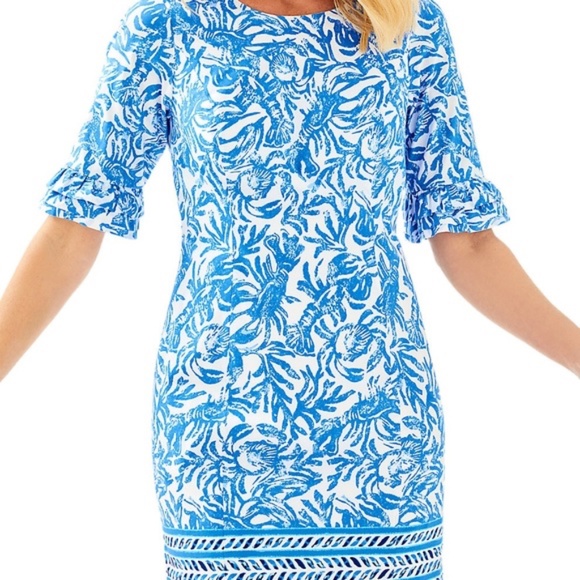 Lilly Pulitzer NWT Fiesta Stretch Dress Size 8 - Picture 5 of 5